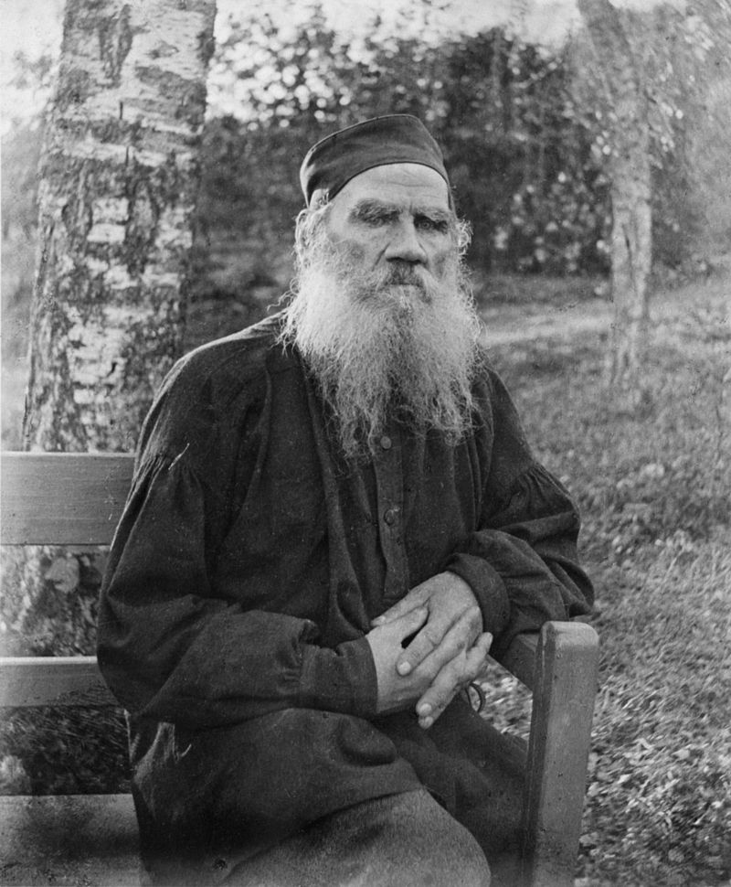 portrait of Leo Tolstoy