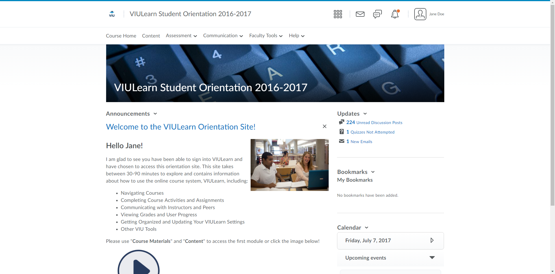 VIULearn Looks Different! Updated to a Modern Responsive Design!