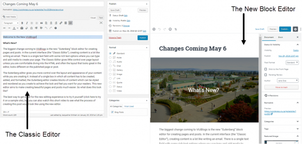 Changes Coming to VIUBlogs – May 6!