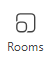 Rooms button in Teams