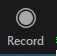 Record button in Zoom