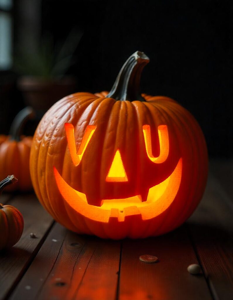 VIU jack o lantern